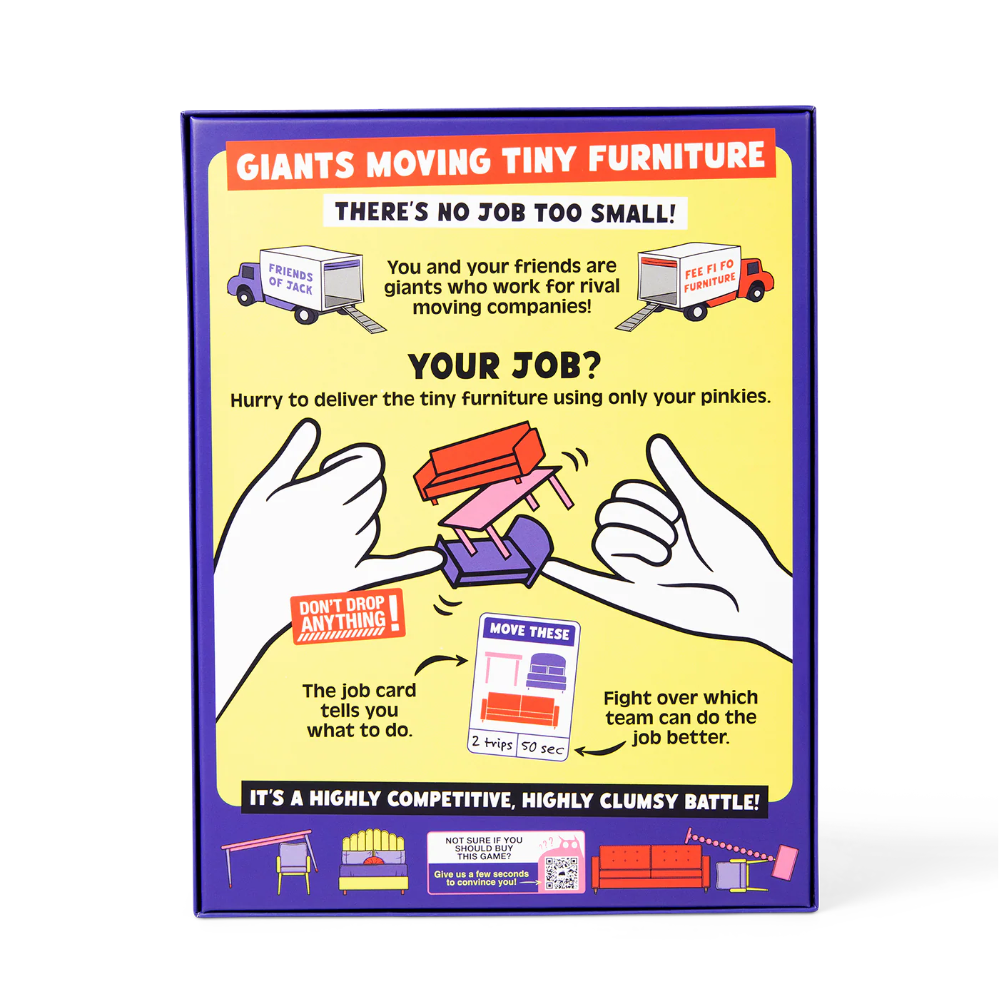 Giants Moving Tiny Furniture - Image 8