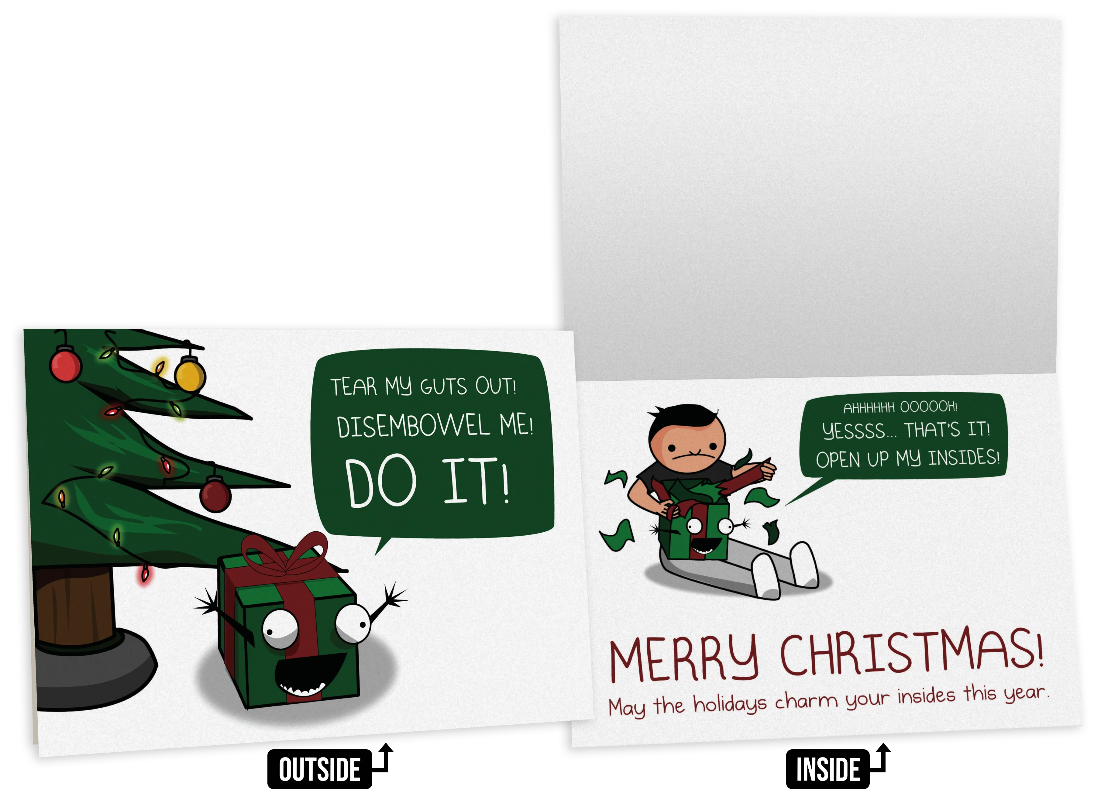 NSFW Holiday Greeting Card Bundle - 4 pack - Image 6